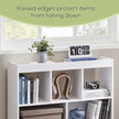 Bookshelf – Wooden – White – 8 Compartment Open Cube Storage Unit