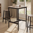Bar Table – Steel – Black – Industrial Style, Easy Assembly, 60 x 60 x 92 cm