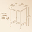 Bar Table – Steel – Black – Industrial Style, Easy Assembly, 60 x 60 x 92 cm