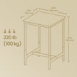 Bar Table – Steel – Black – Industrial Style, Easy Assembly, 60 x 60 x 92 cm