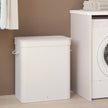Laundry Hamper – Bamboo – Grey – Removable and Machine Washable with Lid