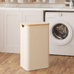 Laundry Hamper – Fabric – Ink Black – Large Capacity with Lid and Removable Mesh Liner