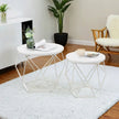 Round Coffee Table Set – Steel – Modern – Removable Tabletop