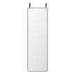 Full-Length Mirror – Tempered Glass – Ink Black – Rectangular Design, Wall or Over-Door Mounting