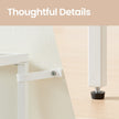 4-Tier Bookshelf – Tempered Glass – Clear – Easy Assembly for Bedroom and Bathroom