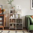 5-Tier Shelf – Tempered Glass – Clear – Versatile Storage Rack for Home and Office