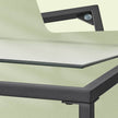 Entryway Table – Tempered Glass – Black – Easy Assembly with Adjustable Feet