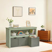 Toy Storage Organizer – Wood – Laurel Green – Mobile with 3 Drawers