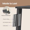4-Tier Corner Bookshelf – Steel Frame – Natural Oak and Matte White/Rustic Brown and Black/Greige and Black/Charcoal Gray and Matte Black – Stylish Storage Solution