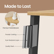 Corner Ladder Shelf – Steel Frame – Natural Oak and Matte White – 4-Tier Design