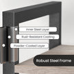 6-Tier Storage Rack – Wood – Greige – Versatile for Living Room, Home Office, Study