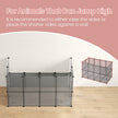 Pet Playpen – Plastic – Clear – Modular Indoor Animal Enclosure with Floor