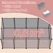 Pet Playpen – Plastic – Clear – Modular Indoor Animal Enclosure with Floor
