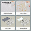 Modular Small Animal Playpen – Plastic – White – Indoor Enclosure with Floor for Hamsters, Rabbits, and Hedgehogs