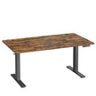 Electric Standing Desk - 140 x 80 - Particleboard & Steel - Height Adjustable - USB-C Fast Charging