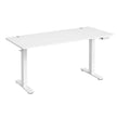 Electric Standing Desk - 140 x 80 - Particleboard & Steel - Height Adjustable - USB-C Fast Charging