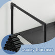 Shoe Rack – Metal Frame – Black – 10-Tier Space-Saving Design