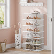 Set of 12 Stackable Foldable Shoe Storage Organizers – Transparent – For US Size 13