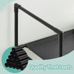 Shoe Rack – Metal Frame – Black – 10-Tier Space-Saving Shoe Storage Organizer