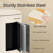 Pedal Bin – Stainless Steel – Silver – 30L Capacity with Soft Close Lid