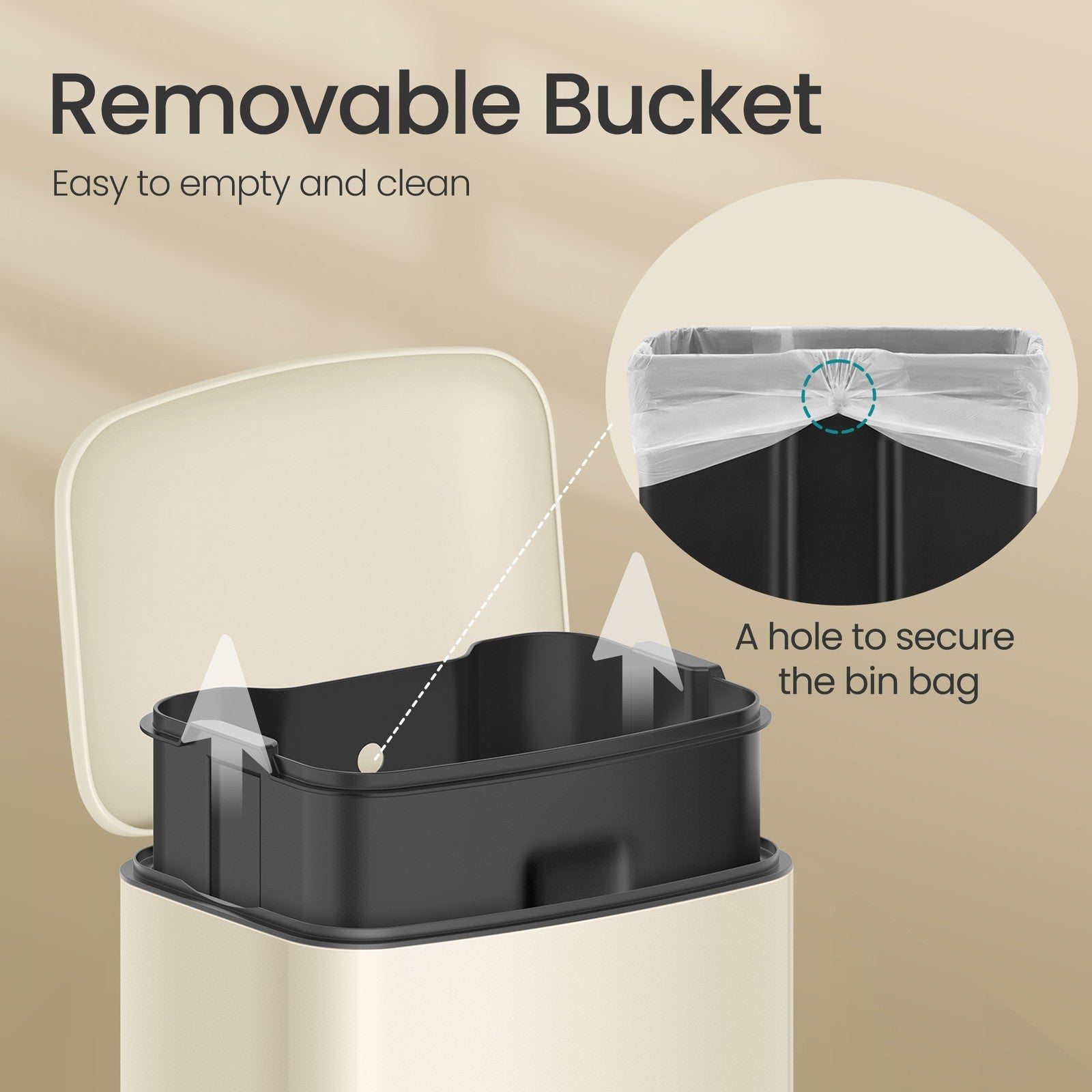 Pedal Bin – Stainless Steel – Silver – 30L Capacity with Soft Close Lid