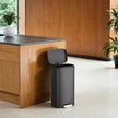 Pedal Rubbish Bin – Stainless Steel – Black – 30L Capacity, Soft-Close Lid, Inner Plastic Bucket