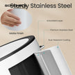 3L Bathroom Bin – ABS and Plastic – White – Soft Close Mechanism