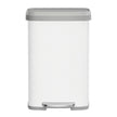Pedal Bin – Metal – Silver – 50L Capacity with Lid
