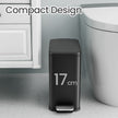 Bathroom Bin – Steel – Grey – Soft Close, 10L Capacity