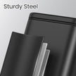 Bathroom Bin – Steel – Grey – Soft Close, 10L Capacity