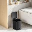 Steel Pedal Trash Bin – 6L – Soft-Close Lid – Ideal for Small Spaces