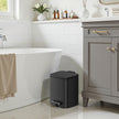Steel Pedal Trash Bin – 6L – Soft-Close Lid – Ideal for Small Spaces
