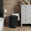 Trash Can – Stainless Steel – Metallic Silver – 20L Capacity with Soft Close and Stay Open Feature