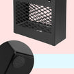 Umbrella Stand – Metal – Black – Rectangular with Removable Drip Tray and 4 Hooks