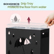 Umbrella Stand – Metal – Black – Rectangular with Removable Drip Tray and 4 Hooks