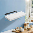Floating Wall Shelf – Wood – Maple White – Versatile Display for Living Room and Bedroom