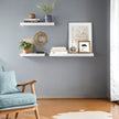Floating Wall Shelf – Engineered Wood – Maple White – Versatile Display Solution for Living Room, Bedroom, Kitchen and Study