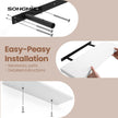 Floating Shelf – MDF – Rustic Brown – Wall Mounted Storage for Photos and Decorations