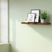 Wall Shelf – MDF – White – 80 cm Floating Design for Living Room and Bedroom Decor