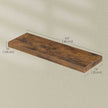 Wall Shelf – MDF – White – 80 cm Floating Design for Living Room and Bedroom Decor
