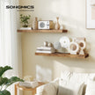Wall Shelf – MDF – White – 80 cm Floating Design for Living Room and Bedroom Decor
