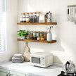 Wall Shelf – MDF – White – 80 cm Floating Design for Living Room and Bedroom Decor