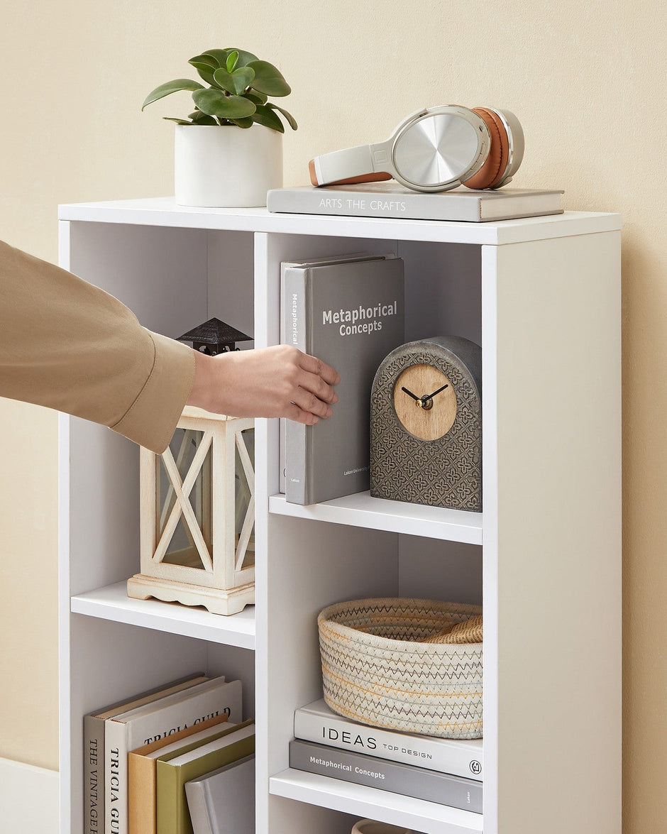 Bookcase – Wood – Oak – 5-Grid Design