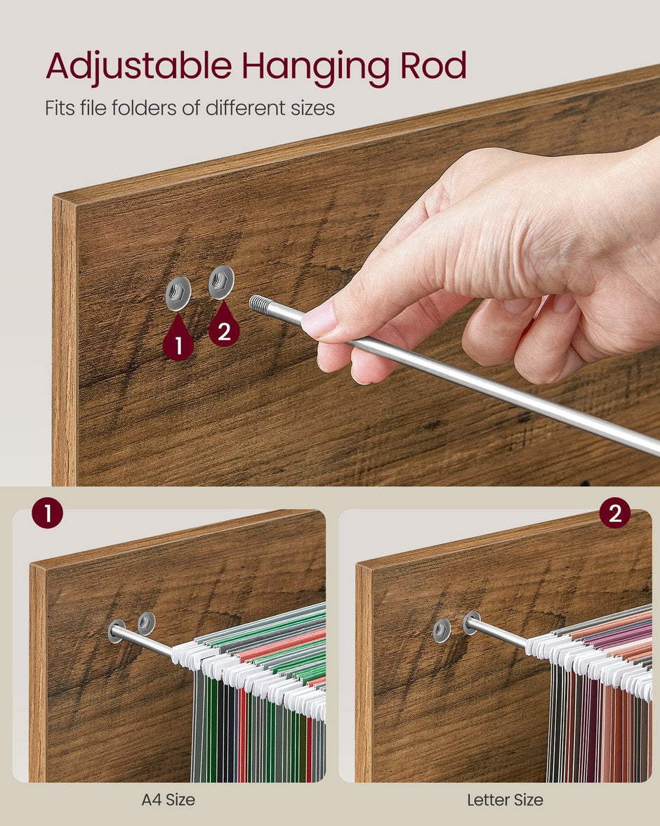 Locking Filing Cabinet – Steel – Black – Secure Storage Solution for Home Office