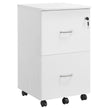 2-Drawer Locking File Cabinet – Steel – Black – Ideal for Home Office Storage