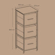 File Cabinet – Engineered Wood – Black – 3 Drawers with Printer Stand and Bookshelf