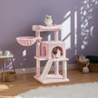 Cat Tree – PCT051P01 – Jelly Pink – Widened Perch for Large Cats and Kittens