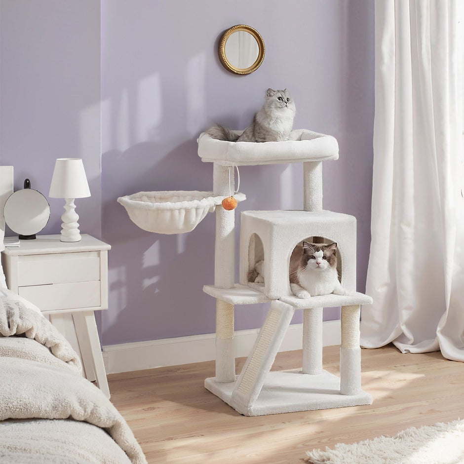 Cat Tree – PCT051P01 – Jelly Pink – Widened Perch for Large Cats and Kittens