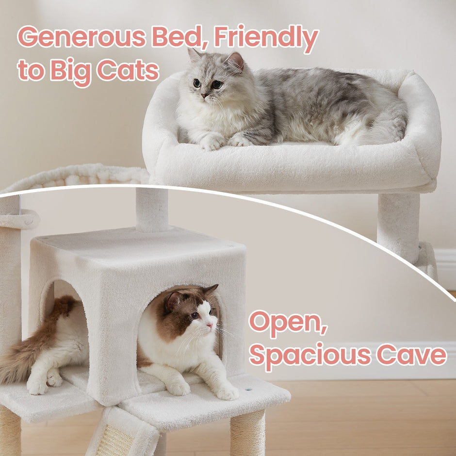 Cat Tree – PCT051P01 – Jelly Pink – Widened Perch for Large Cats and Kittens