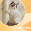 Cat Tree – Engineered Wood – Light Grey – Includes Large Perch and Plush Condos